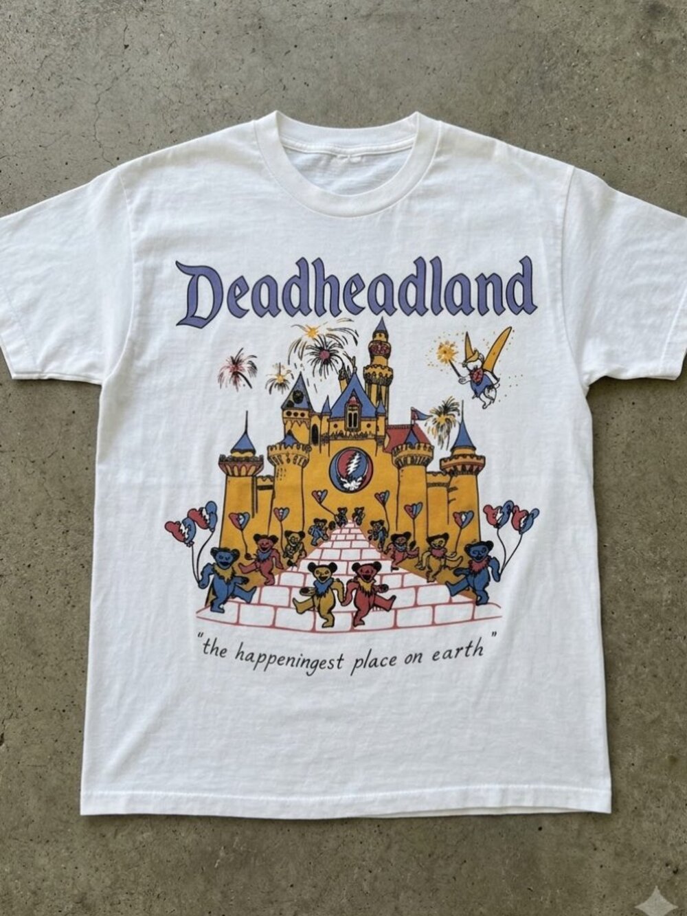 Deadheadland GRATEFUL DEAD X Disneyland Tshirt